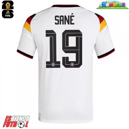 Alemania Leroy Sane #19 Primera Equipación Mundial 2026 Manga Corta
